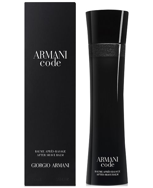 Armani code after shave balm