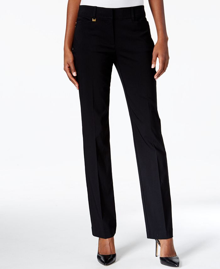 JM Collection Petite Tummy-Control Curvy Fit Pants, Petite and Petite  Short, Created for Macy's - Macy's