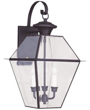 Livex Westover 3- Light Glass Sconce