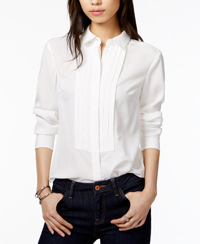 Tommy Hilfiger Tuxedo Shirt, Only at Macy's