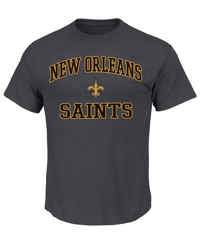 Profile Men's Big & Tall New Orleans Saints Heart and Soul T-Shirt