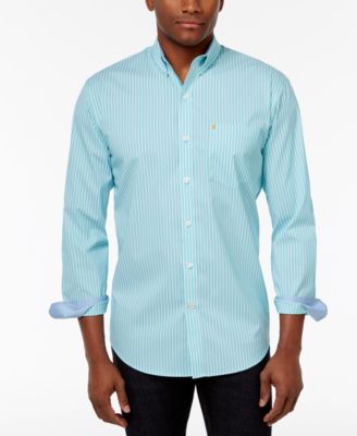 IZOD - Men's Striped Stretch Performance Shirt
