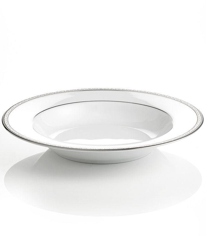 Charter Club "Grand Buffet Platinum" Rim Soup Bowl Macy's