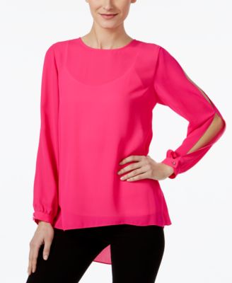 eileen fisher stretch silk shirt