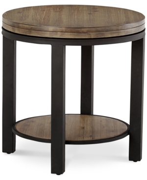 FURNITURE CANYON ROUND END TABLE, CREATED FOR MACY'S