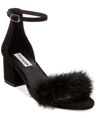 fur heels steve madden