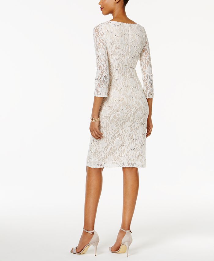 Jessica Howard Sequined Lace Sheath Dress Macy's