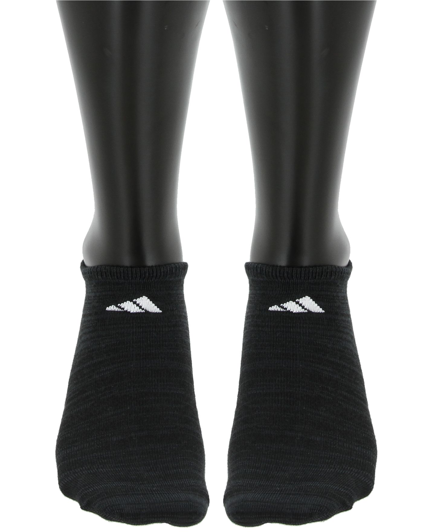 Мужские короткие носки-невидимки adidas Superlite, набор из 6 пар, цвет: Белый / Чёрный — фото 7