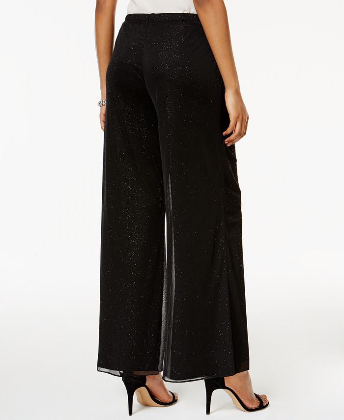msk sparkled palazzo pants