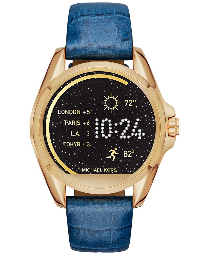 michael kors smartwatch strap bradshaw two tone