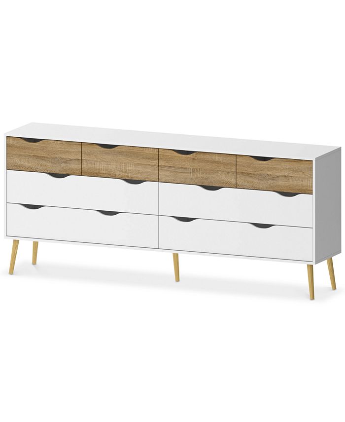 Tvilum Sorena 8 Drawer Dresser, Quick Ship Macy's