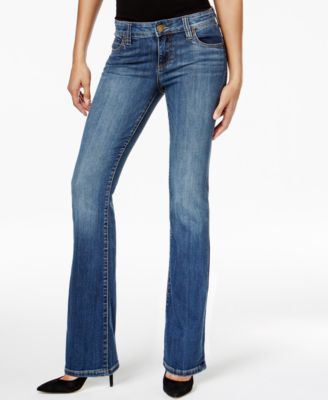 mens slim flare jeans