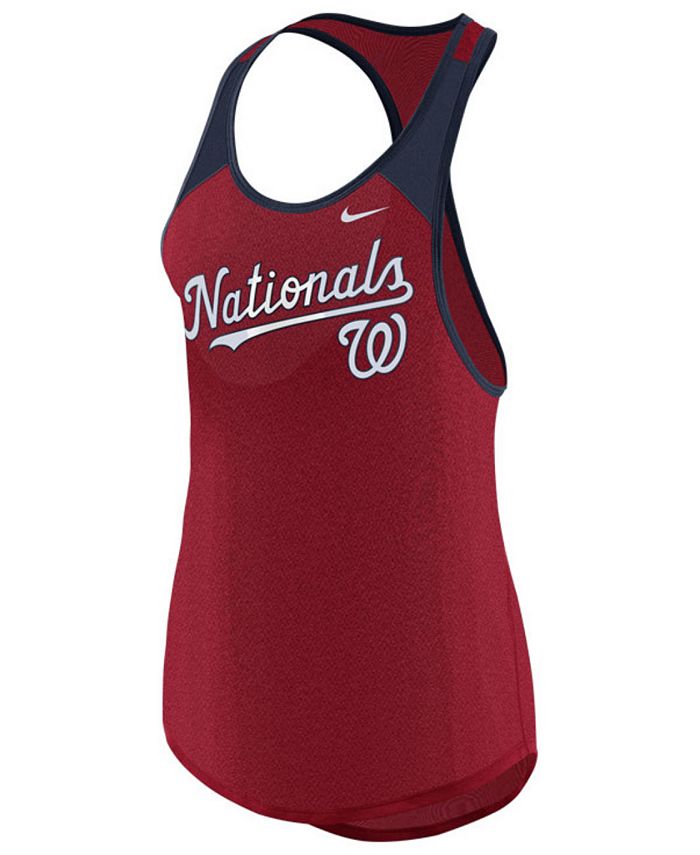 Nike Women's Washington Nationals Legend Wordmark Tank - Macy's