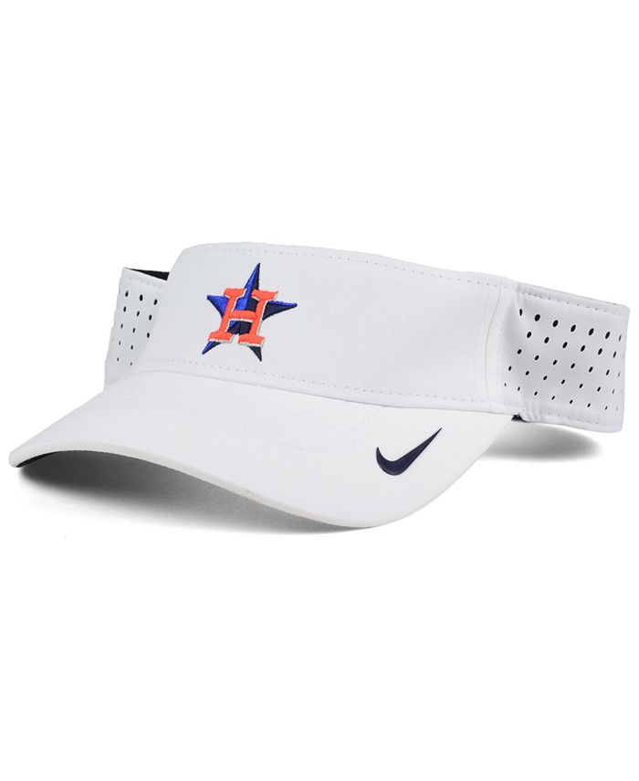 Nike Houston Astros White Dri-FIT Visor - Macy's