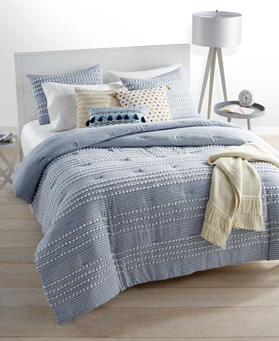 Whim by Martha Stewart Collection Connect The Dots Bedding Collection, Created for Macy&#39;s ...