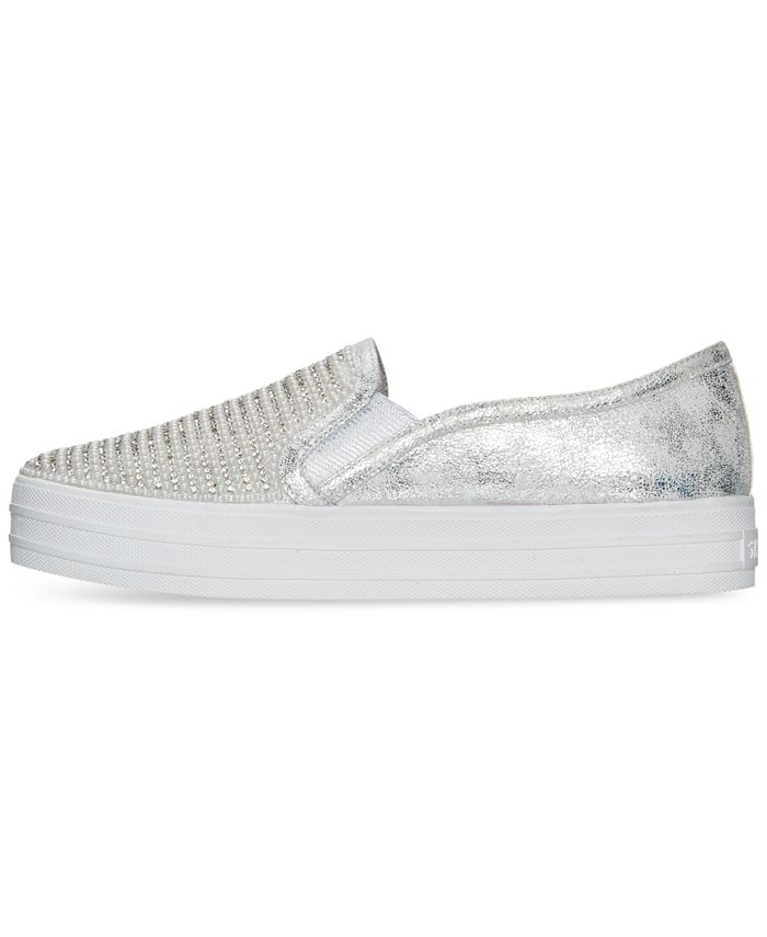 Skechers shiny 2025 dancer silver