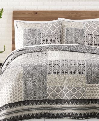 Jessica Simpson - Ebony & Ivory Cotton Full/Queen Quilt