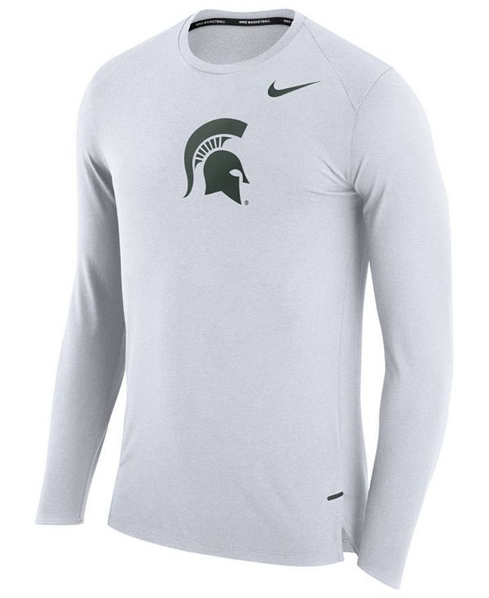 Nike Men's Michigan State Spartans Shooter Long Sleeve T-Shirt - Macy's