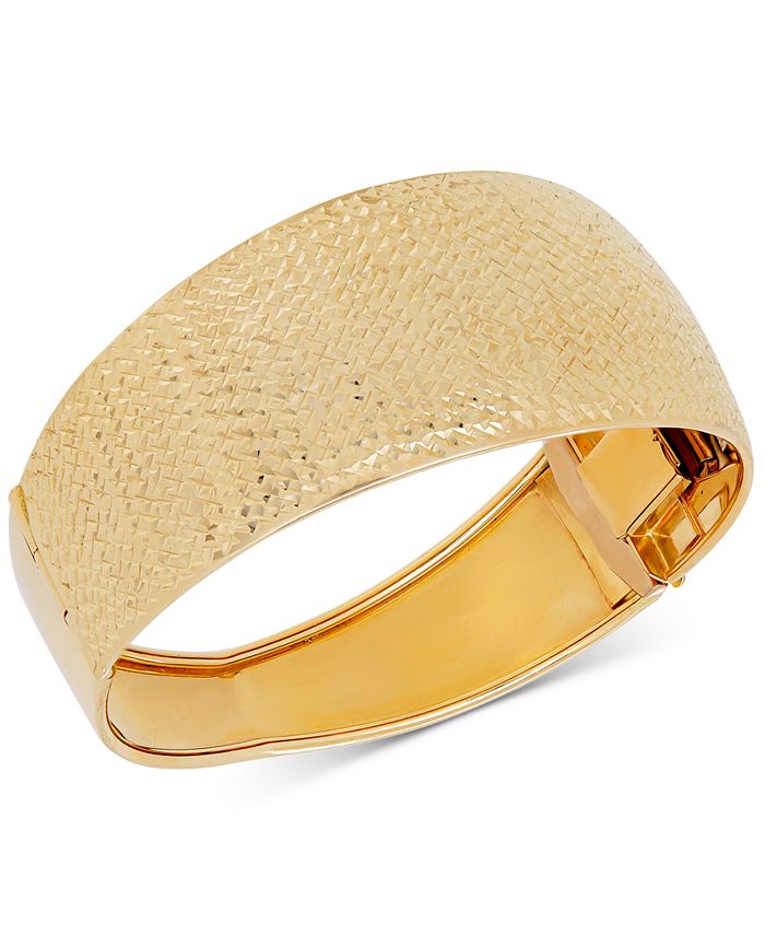 Italian Gold Mesh Ring in 14k Gold - Macy's