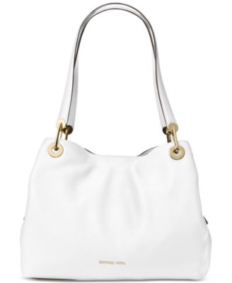 michael kors raven pebbled leather tote