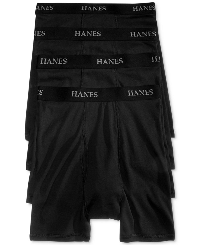 Hanes Platinum Men's Underwear, Boxer Brief 4 Pack - Macy's