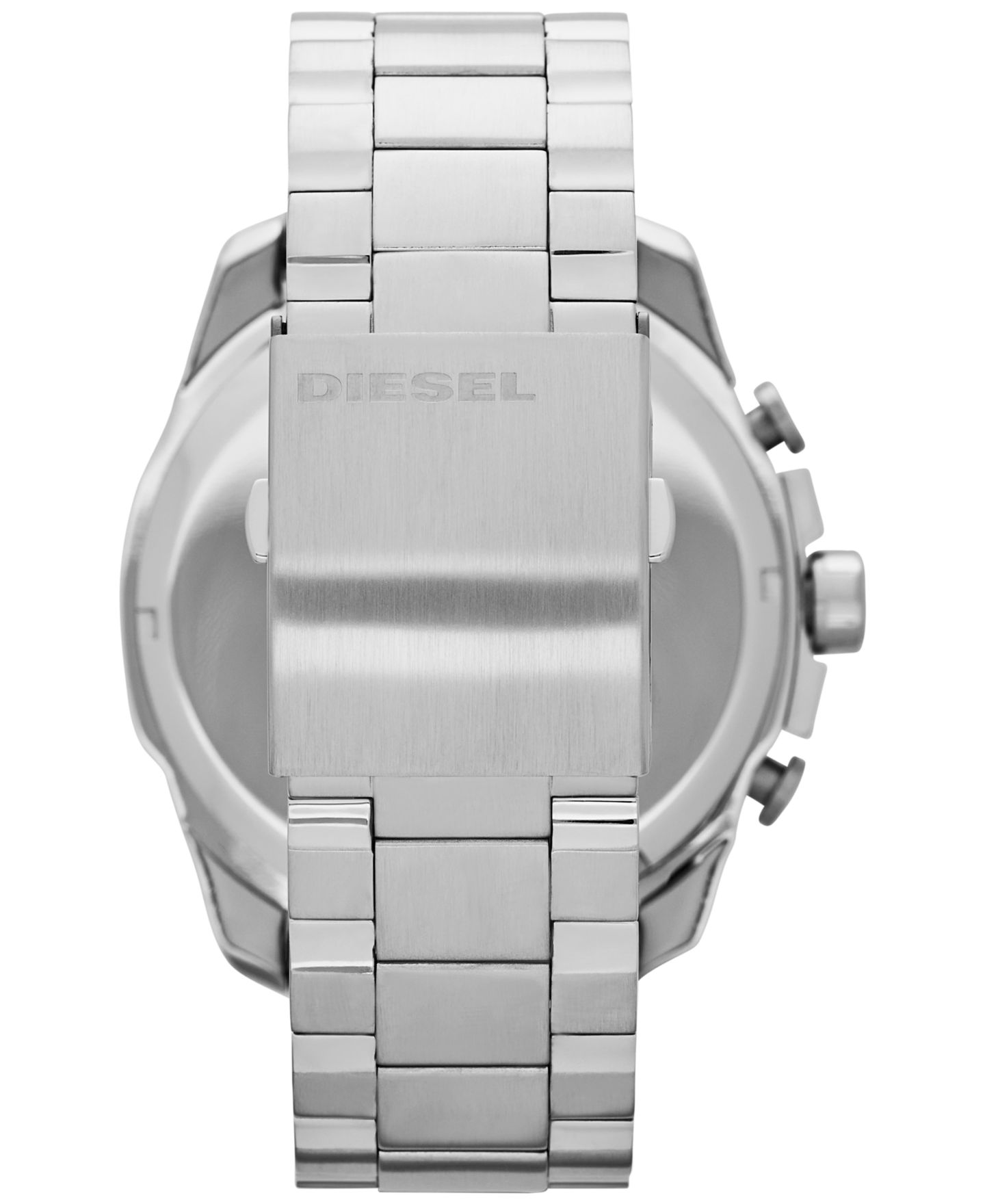 Мужские часы Diesel Chronograph Mega Chief Stainless Steel Bracelet Watch 59x51mm DZ4308 — фото 3