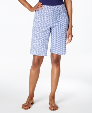 Charter Club Printed Twill Shorts, Only at Macys
