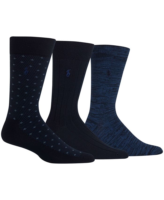 Polo Ralph Lauren Men s Diamond Dot Dress Socks 3 Pack Macy s