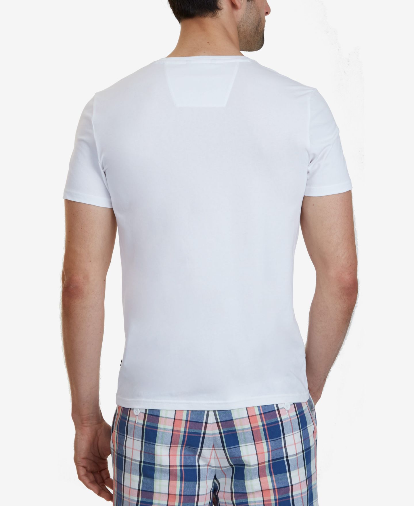 Мужская футболка Nautica Classic-Fit Short-Sleeve, цвет: Яркий белый — фото 2