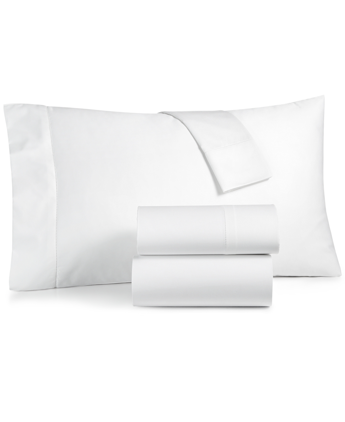 Charter Club Damask Solid Extra Deep Pocket 550 Thread Count 100% Cotton 4-pc. Sheet Set, California King, Create In White
