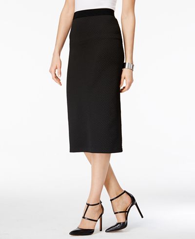 Alfani Midi Pencil Skirt, Created for Macy's - Women - Macy's