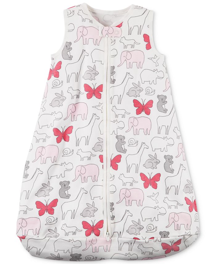 Carter's AnimalPrint Cotton Sleep Sack, Baby Girls Macy's
