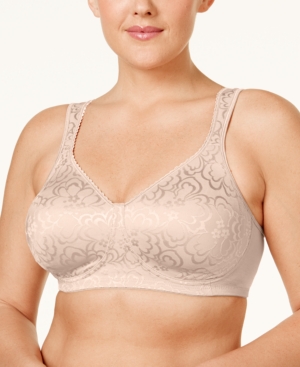 Playtex 18 Hour Ultimate Lift And Support Wireless Bra 4745 In Mother Of Pearl (nude 5)