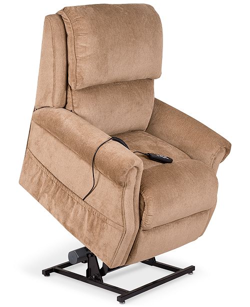Furniture Raeghan Fabric Power Lift Reclining Chair - Furniture - Macy&#39;s