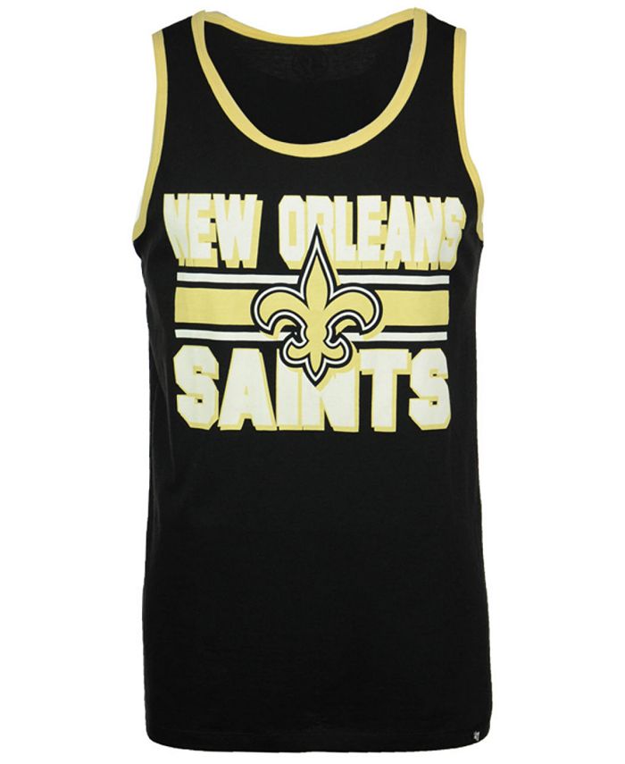 '47 Brand Men's New Orleans Saints Team Stripe Crosstown Tank - Macy's