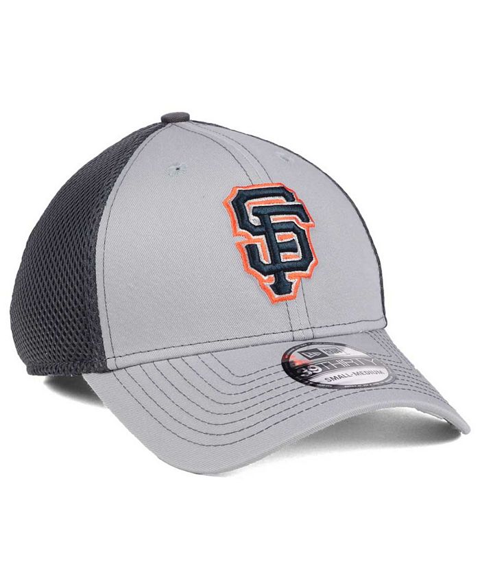 Berretto New Era San Francisco Giants 39Thirty Grigio: Elasticizzato, Taglia S-M, Logo Ricamato