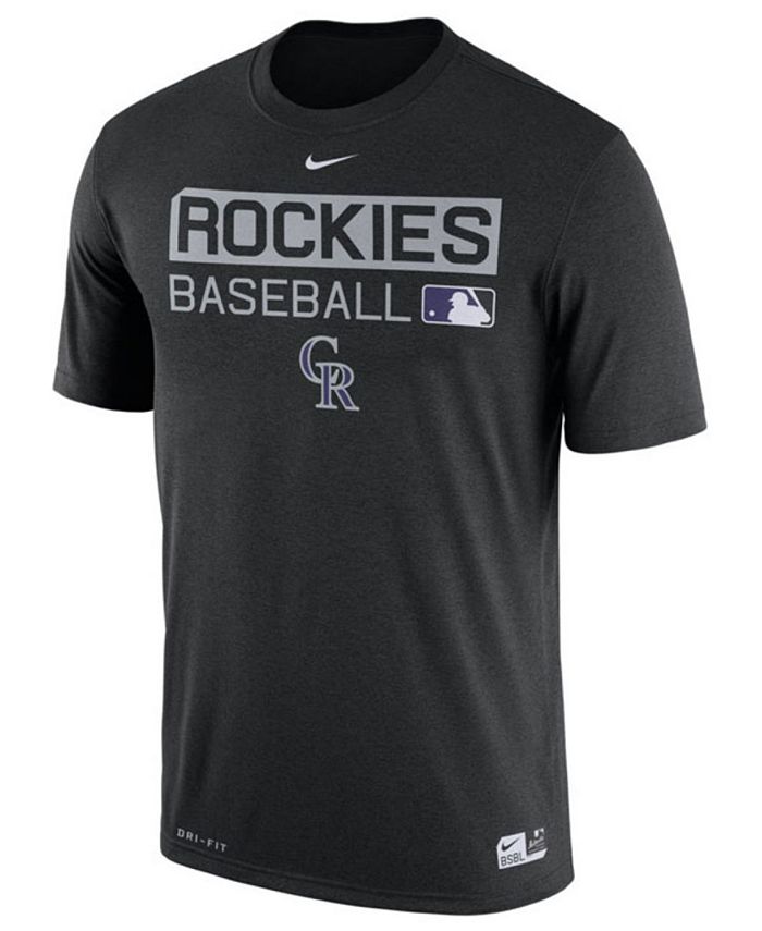 Nike Dri-FIT Team Legend (MLB Colorado Rockies) Men's Long-Sleeve T-Shirt