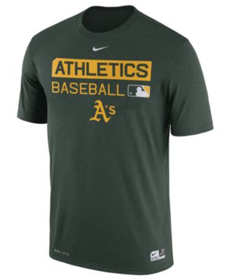 Men's Nike Charcoal Oakland Athletics Authentic Collection Legend  Performance T-Shirt