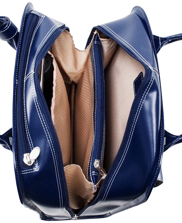 McKlein Uptown Leather Wheeled Laptop Briefcase Macy's