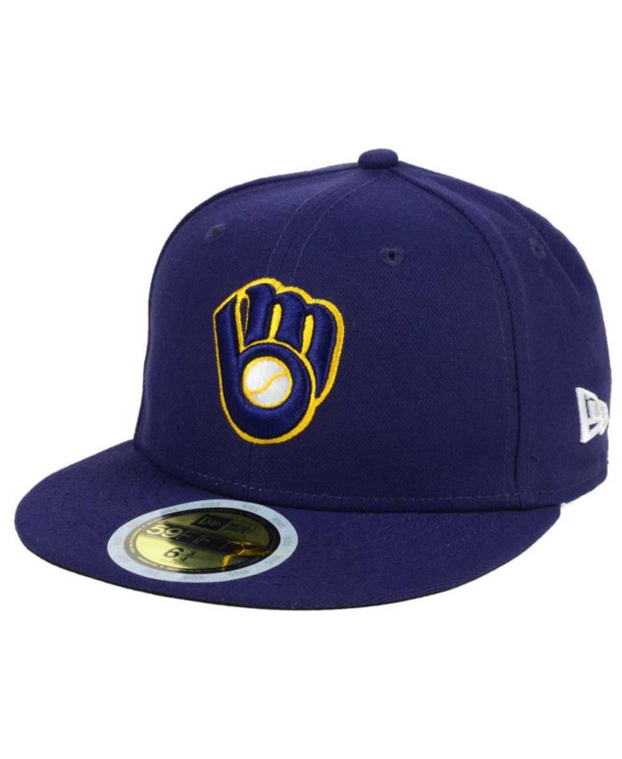 New Era Kids' Milwaukee Brewers Authentic Collection 59FIFTY Cap & Reviews - Sports Fan Shop By Lids - Men - Macy's