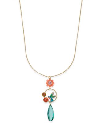 hummingbird necklace kate spade