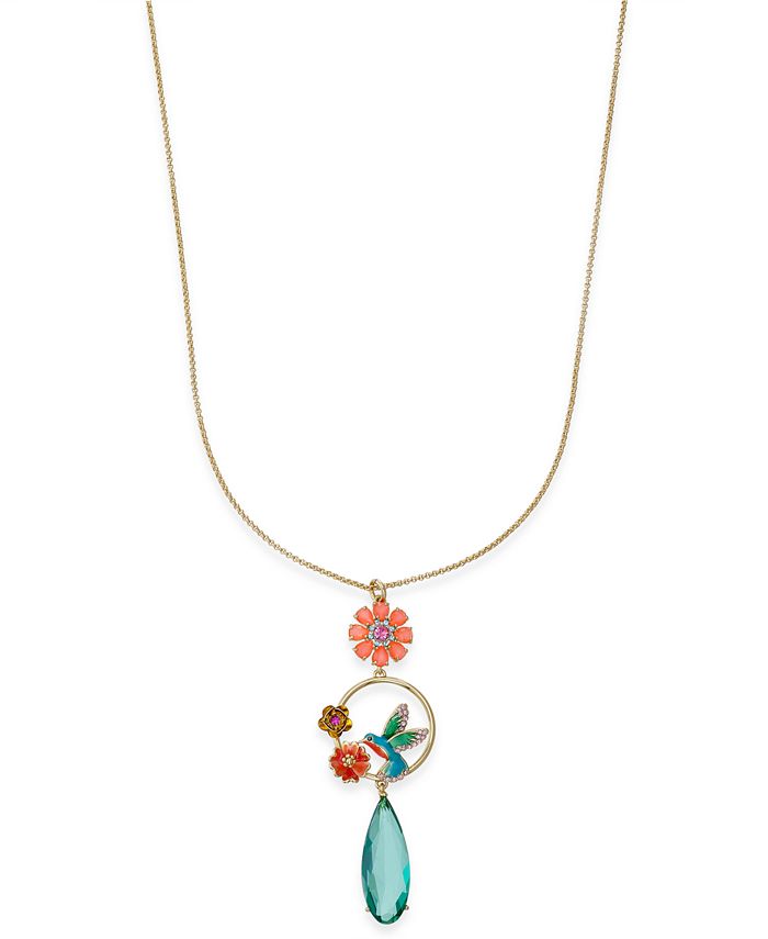 Kate spade 2025 hummingbird necklace