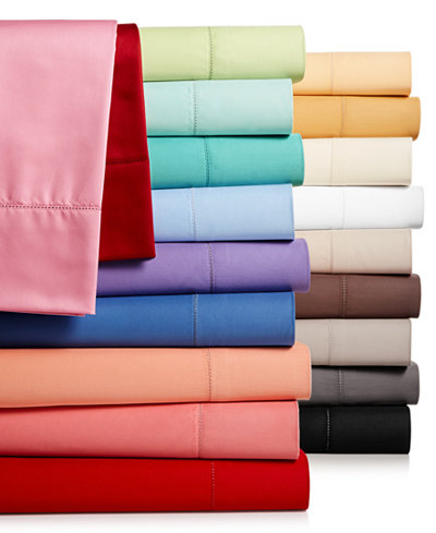 Charter Club Damask Solid Sheet Sets, 550 Thread Count Pure Supima Cotton, Created for Macy's
