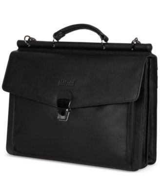 Kenneth Cole Reaction My Rod-Ern Life Leather Dual-Compartment Computer Portfolio Bag