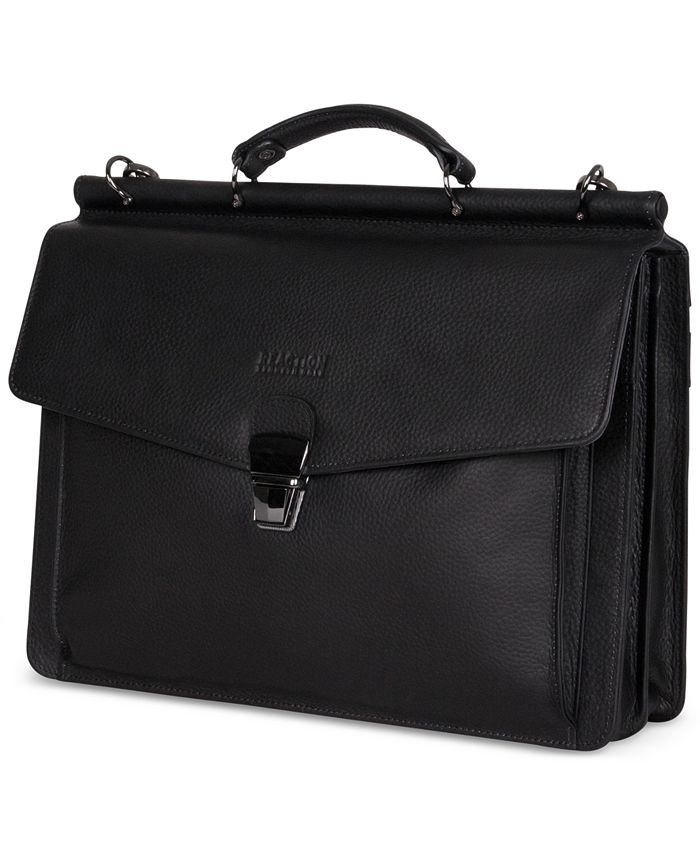 Kenneth Cole Reaction My Rod-Ern Life Leather Dual-Compartment Computer ...