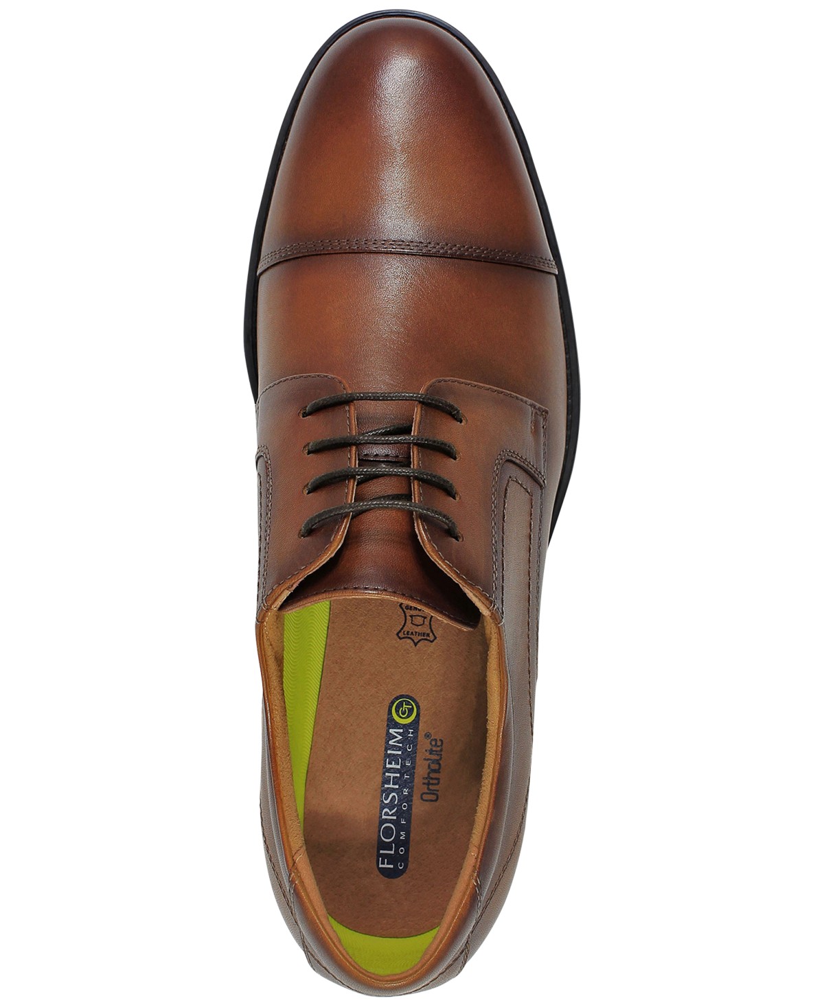 Мужские лоферы Florsheim Men's Center Cap Toe Oxfords — фото 4