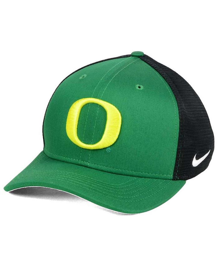 Nike Oregon Ducks Aero Bill Mesh Swooshflex Cap - Macy's