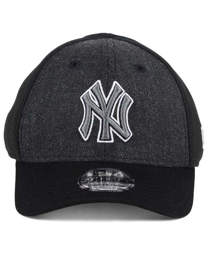 New Era Kids' New York Yankees Jr. Black Heathered 39THIRTY Cap - Macy's
