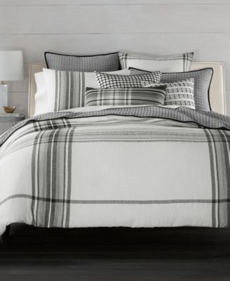 macy's hotel collection linen duvet