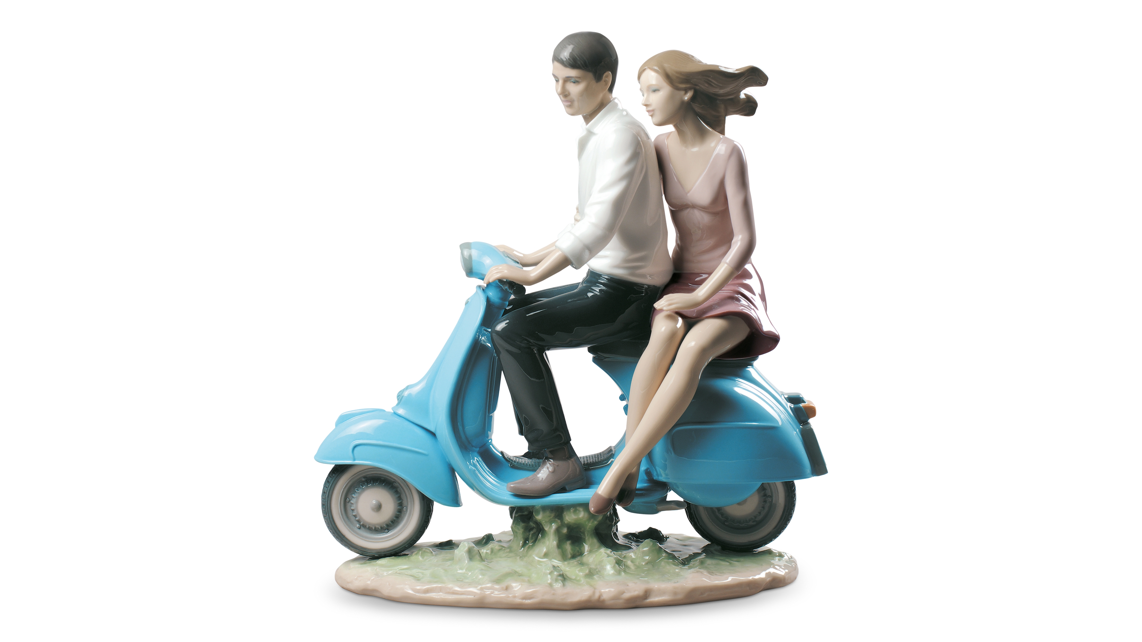 Lladro Riding with You Figurine
